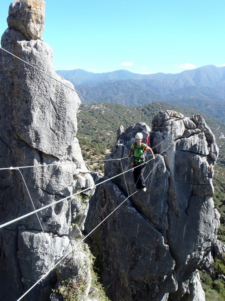 vias ferratas de la serrania de ronda, ferrata de gaucin