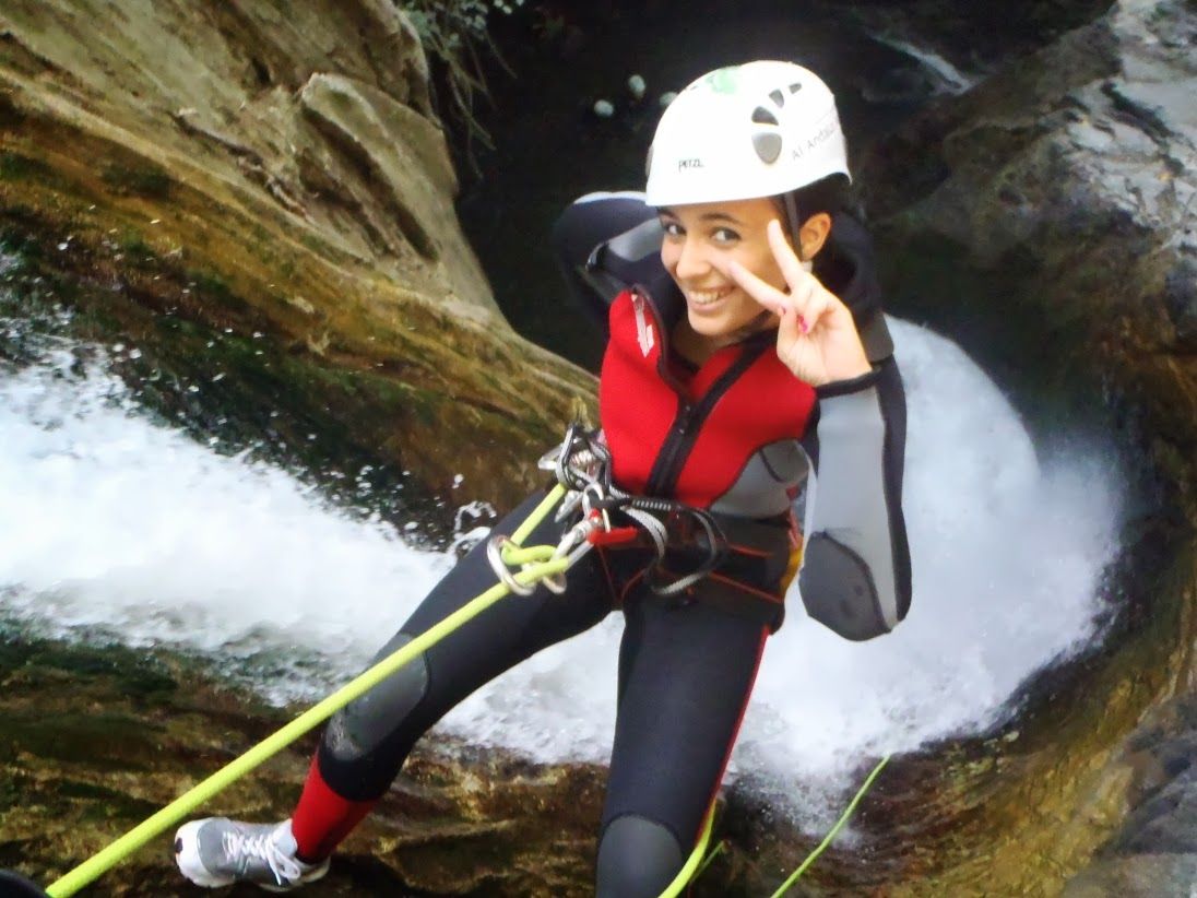 barranquismo en la sima del diablo